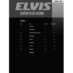 Guitar Play-Along Volume 26: Elvis Presley
