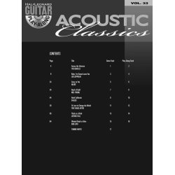Guitar Play-Along Volume 33: Acoustic Classics
