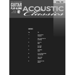 Guitar Play-Along Volume 33: Acoustic Classics