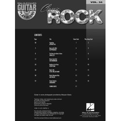 Guitar Play-Along Volume 34: Classic Rock