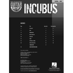 Guitar Play-Along Volume 40: Incubus