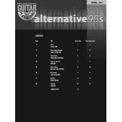 GUITAR PLAY ALONG VOLUME 51 ALTERNATIVE 90S GUITAR BK/CD