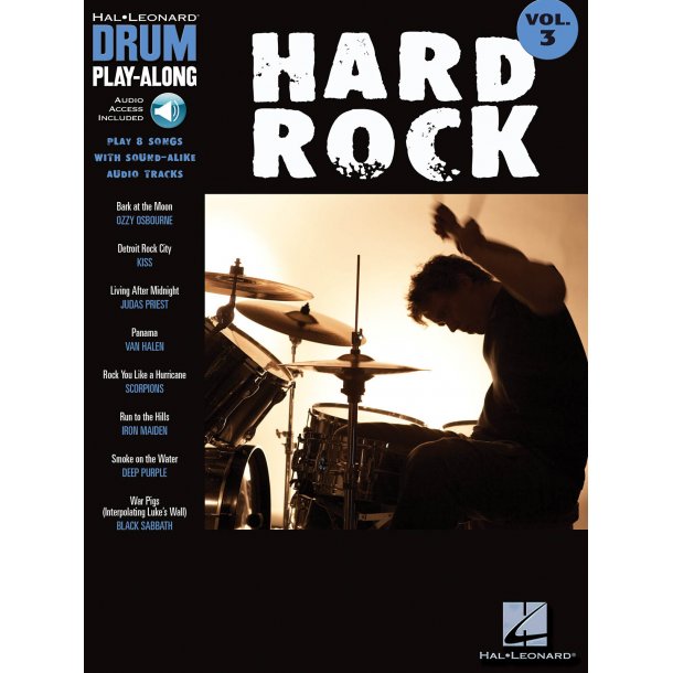 Drum Play-Along: Hard Rock (Book/CD)