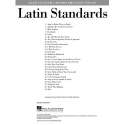 Latin Standards: Jazz Guitar Chord Melody Solos