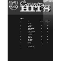 Guitar Play-Along Volume 76: Country Hits