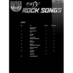 Guitar Play-Along Volume 82: Easy Rock Songs