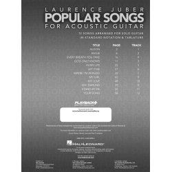 Popular Songs For Acoustic Guitar Bk/Cd