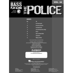 Bass Play-Along Volume 20:The Police