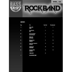 Bass Play-Along Volume 22: Rock Band
