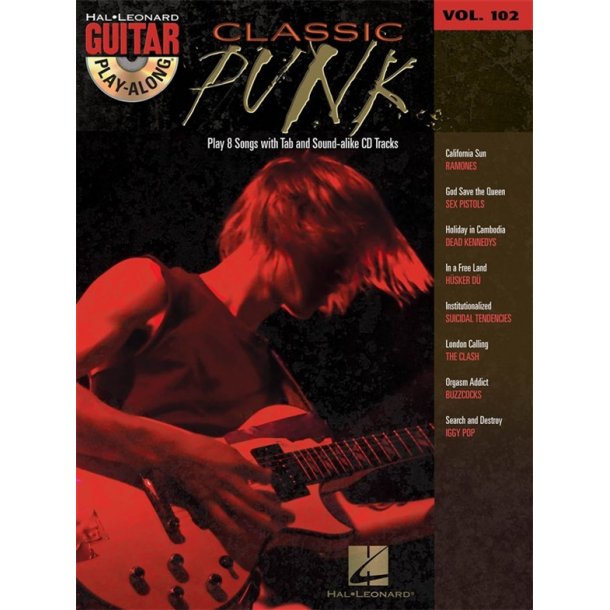 Gpa Vol 102 Classic Punk Gtr Bk/Cd