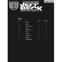 Guitar Play-Along Volume 125: Jeff Beck