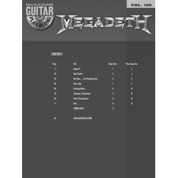 Guitar Play-Along Volume 129: Megadeth