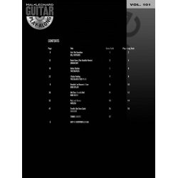 Guitar Play-Along Volume 101: Songs For Beginners