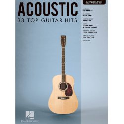 ACOUSTIC 33 TOP GUITAR HITS EASY GUITAR WITH NOTES & TAB GTR BK