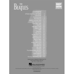 THE BEATLES 1 EASY GTR BK
