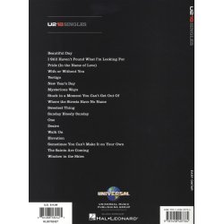 U2: 18 Singles (Easy Guitar)