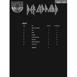 Guitar Play-Along Volume 145: Def Leppard