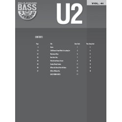 Bass Play-Along Volume 41: U2
