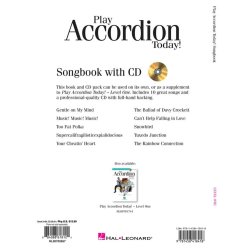 PLAY ACCORDION TODAY! SONGBOOK LEVEL 1 ACDN BK/CD