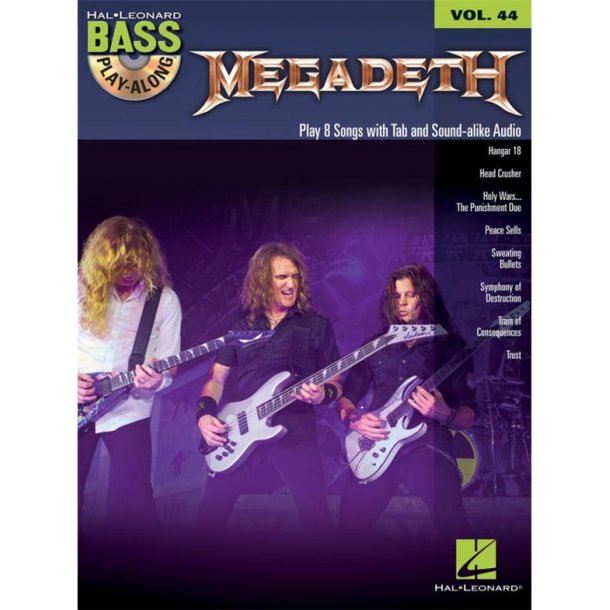 Bass Play-Along Volume 44: Megadeth
