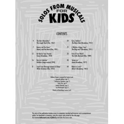 Solos From Musicals For Kids