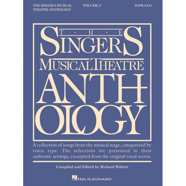 The Singer's Musical Theatre Anthology - Volume 3 : Soprano Book Only