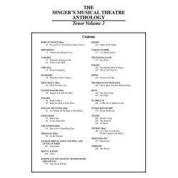 The Singer's Musical Theatre Anthology - Volume 3