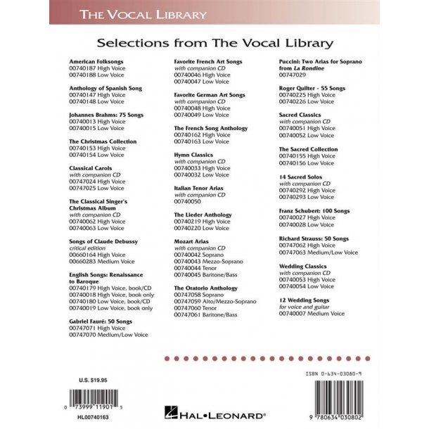 The French Song Anthology