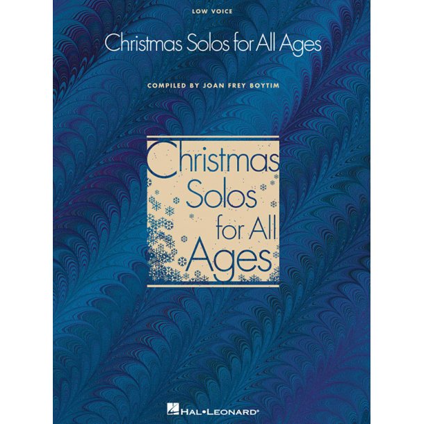 Christmas Solos for All Ages - Low Voice : Low Voice