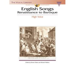 English Songs: Renaissance to Baroque - High Voice