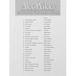 Alec Wilder - 25 Songs for Solo Voice