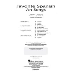 Favorite Spanish Art Songs