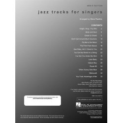 Jazz Tracks for singers - Men's Edition