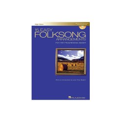 15 Easy Folksong Arrangements For High Voice (Book And CD)