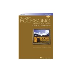 15 Easy Folksong Arrangements For Low Voice (Book And CD)