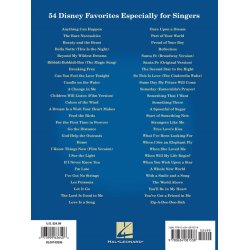 Disney Songs For Singers: Low Voice