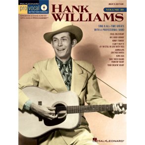 Pro Vocal Vol.39: Hank Williams (Men's Edition)