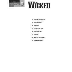 Pro Vocal Women?s Edition - Volume 36: Wicked (Book and CD)
