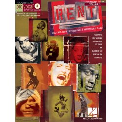Rent: Pro Vocal Men/Women?s Edition - Volume 3 (Book and CD)