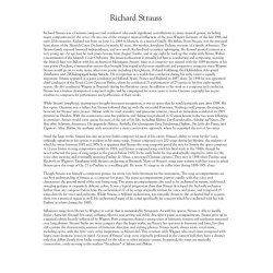 Richard Straus: 40 Songs