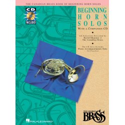 Canadian Brass Book of Beginning Horn Solos (French Horn / Piano)