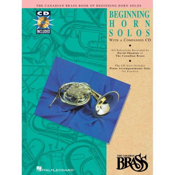 Canadian Brass Book of Beginning Horn Solos (French Horn / Piano)