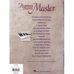 Hymns For The Master - Piano Accompaniment