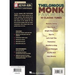Jazz Play-Along Volume 91: Thelonious Monk Favourites