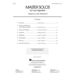 Master Solos (Flute / Piano)