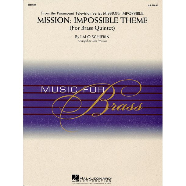 Mission Impossible (Theme) : for Brass Quintet