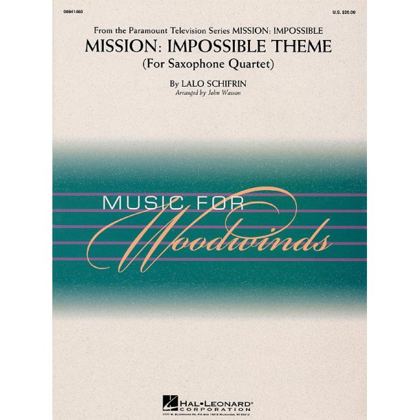 Mission Impossible - Sax Quartet