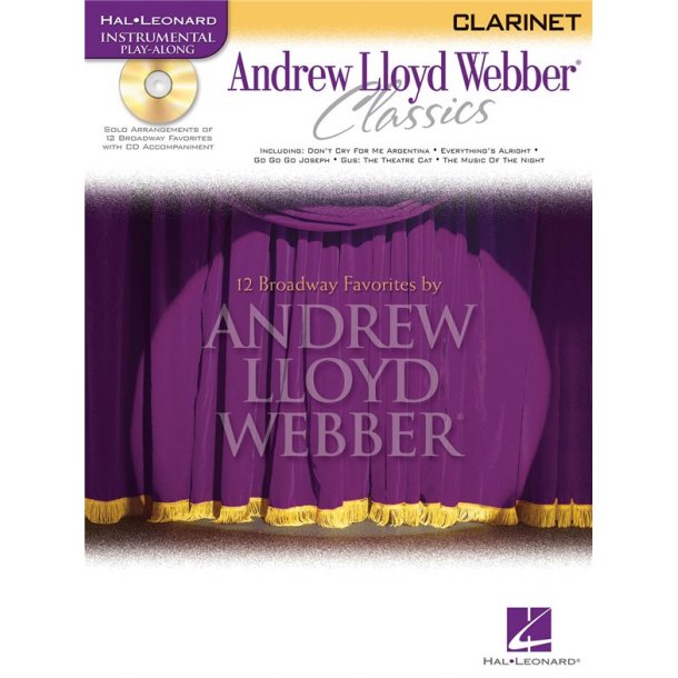 Instrumental Play-Along: Andrew Lloyd Webber Classics (Clarinet)