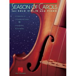 Season Of Carols (Arr Healey Bruce) Easy Solo Violin & Piano Book