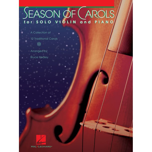 Season Of Carols (Arr Healey Bruce) Easy Solo Violin & Piano Book